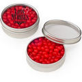 Round Window Tin Red Hots